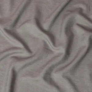 Mink grey premium plain pure linen fabric 60 Lea-D15413